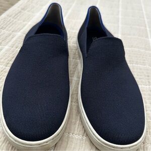 Rothy's Navy Blue Slip-On Sneakers